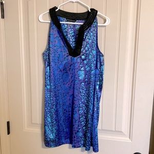 Bianca Nygard Beaded V-neck Tunic Size 12